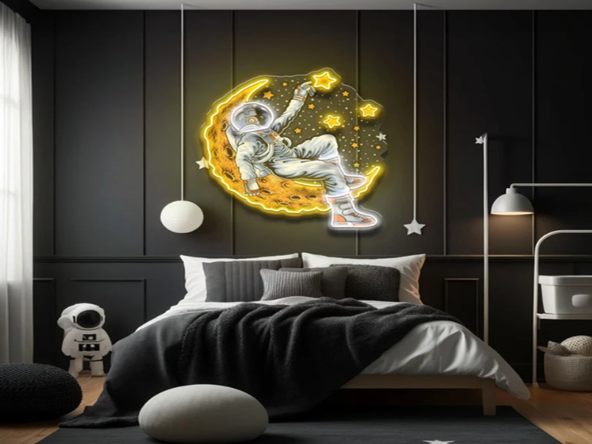 Enseigne lumineuse LED découpée CNC