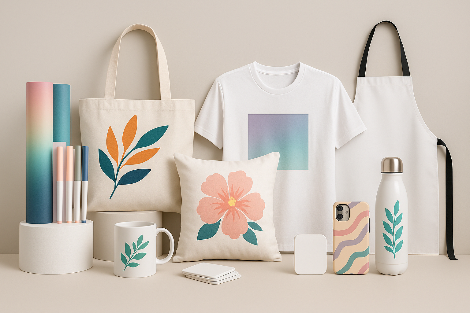 Vinyle adhésif et sublimation textile Cricut